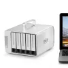Array di dischi TerraMaster D5 Thunderbolt 3 0 TB desktop grigio