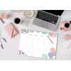 Sottomano da scrivania Sigel JS101 carta verde grigio rosa bianco 420x297mm