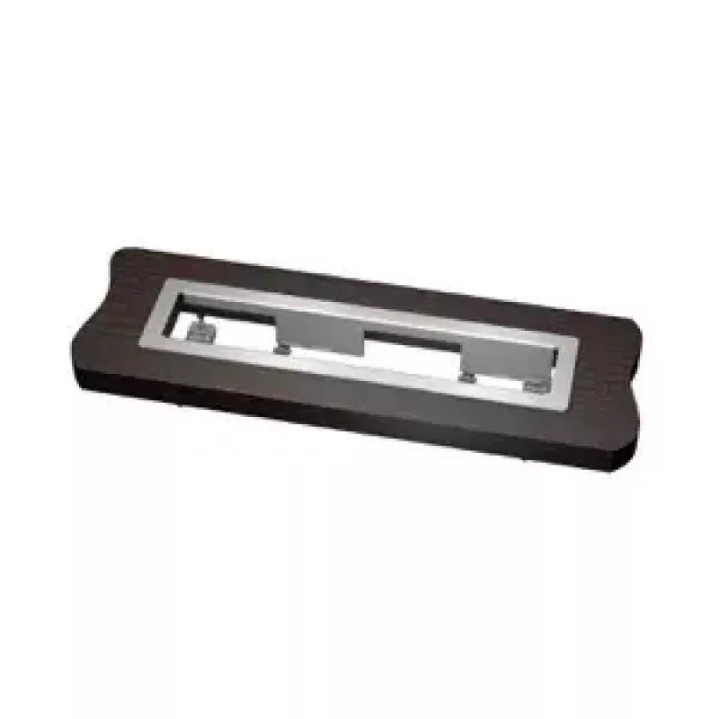 Kindermann 7449000023 Telaio di connessione da tavolo a 6 posti con smusso, alluminio anodizzato