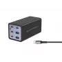 Conceptronic caricabatterie GaN USB PD 6 porte 200W con cavo di ricarica USB-C, USB-C x 4, USB-A x 2, QC 3.0, PD 3.1, PPS
