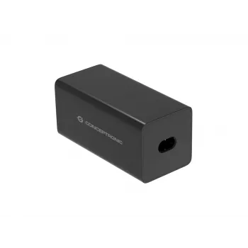 Conceptronic caricabatterie GaN USB PD 6 porte 200W con cavo di ricarica USB-C, USB-C x 4, USB-A x 2, QC 3.0, PD 3.1, PPS