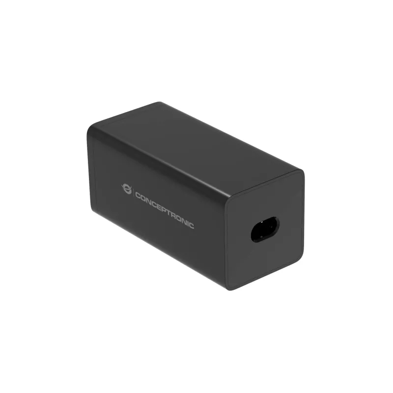 Conceptronic caricabatterie GaN USB PD 6 porte 200W con cavo di ricarica USB-C, USB-C x 4, USB-A x 2, QC 3.0, PD 3.1, PPS