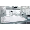 Sottomano Sigel HO580, superficie in carta, nero/bianco, 595×410 mm, 3 mm