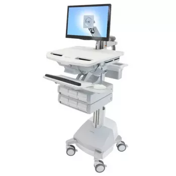 Carrello multimediale Ergotron StyleView alluminio grigio bianco