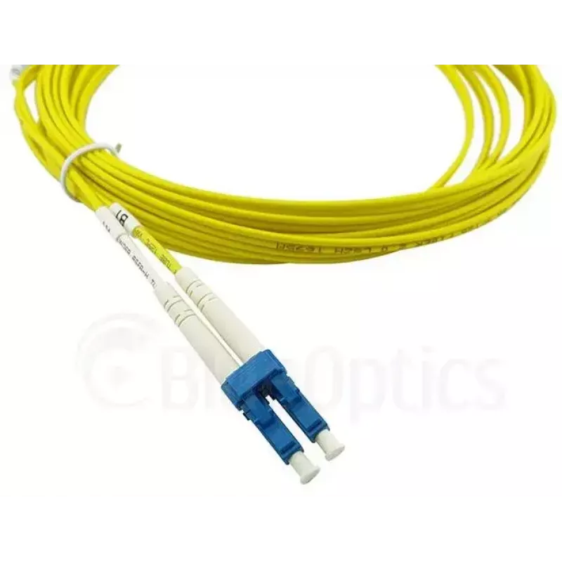 BlueOptics Cavo patch in fibra ottica LC-LC singlemode duplex, LC-UPC, 10 m, beige (compatibile con Corning 040402G5120000010M)