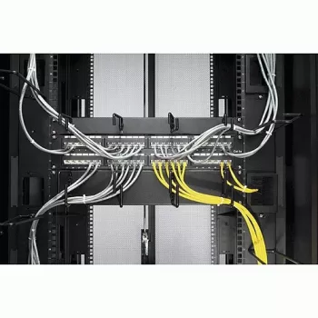APC NetShelter Gestione cavi, gestione cavi verticale, anelli, per case NetShelter larghezza 750mm e 800mm, set da 8, 76 x 19 x 203 mm