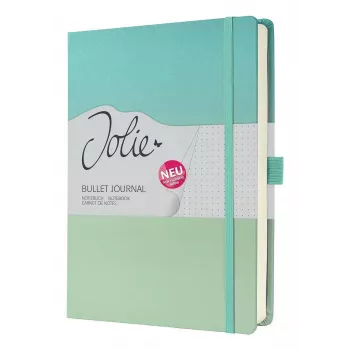 Quaderno Sigel Jolie JB102 A5+ 100 fogli verde menta turchese