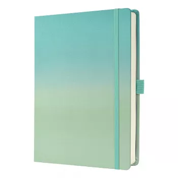 Quaderno Sigel Jolie JB102 A5+ 100 fogli verde menta turchese