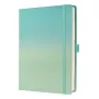Quaderno Sigel Jolie JB102 A5+ 100 fogli verde menta turchese
