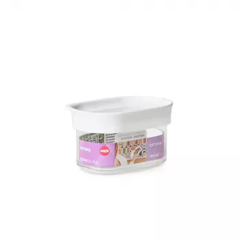 Contenitore rettangolare EMSA Optima 0,18 L trasparente, bianco 1 pezzo