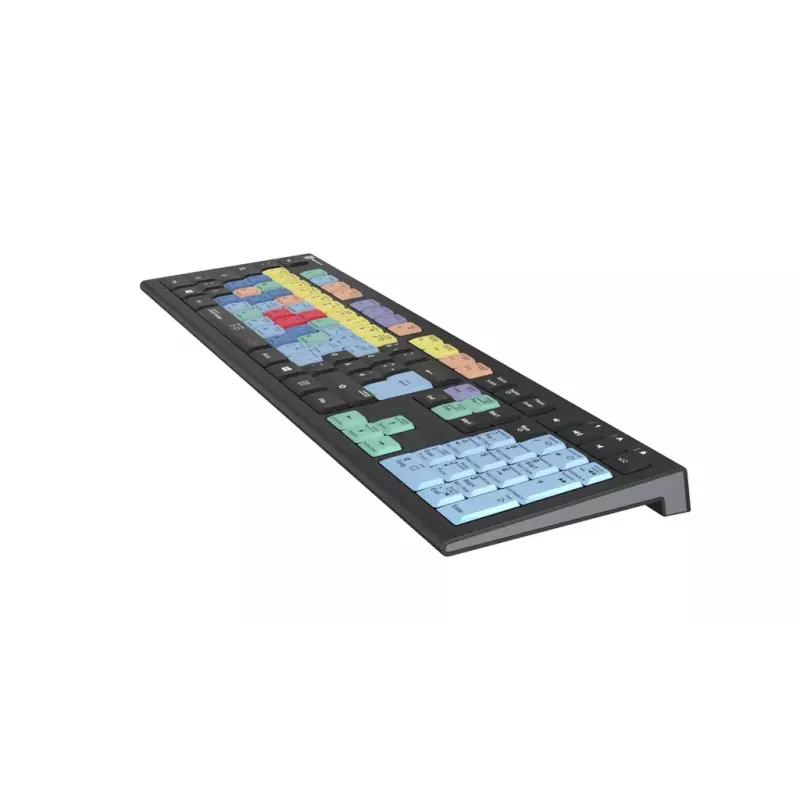 Tastiera Logickeyboard LKB-CBASE-A2PC-DE universale USB QWERTZ tedesco nero