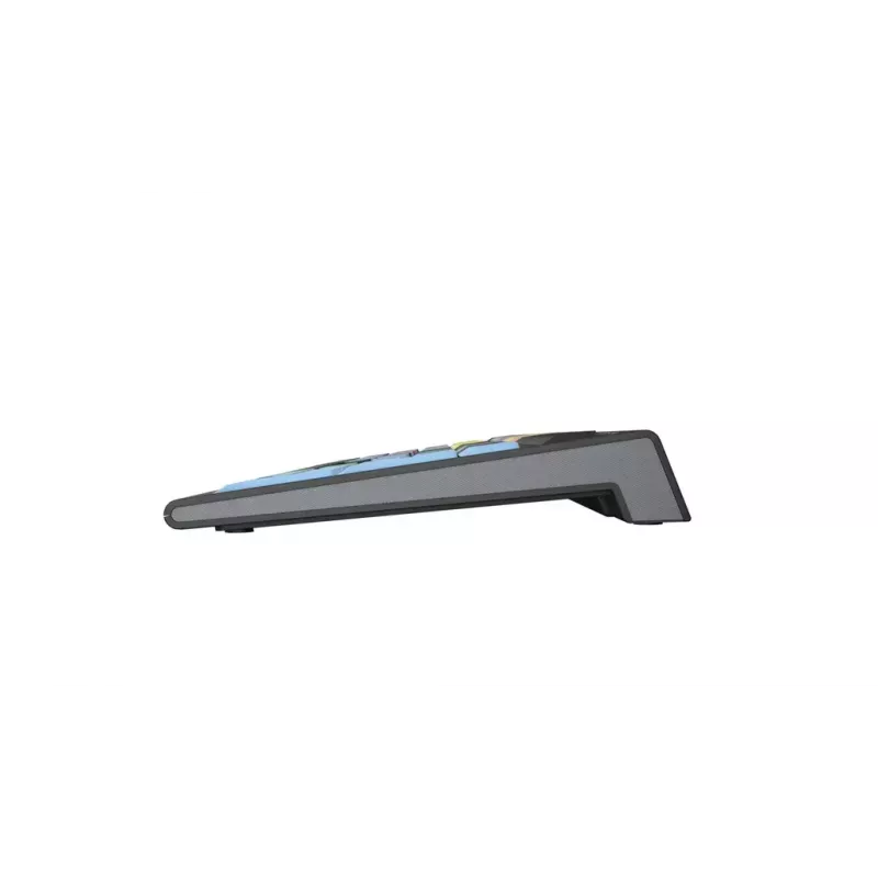 Tastiera Logickeyboard LKB-CBASE-A2PC-DE universale USB QWERTZ tedesco nero