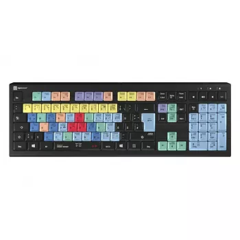 Tastiera Logickeyboard LKB-CBASE-A2PC-DE universale USB QWERTZ tedesco nero