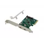 Conceptronic EMRICK scheda PCIe 2 porte USB 3.2 Gen 2 Type-C