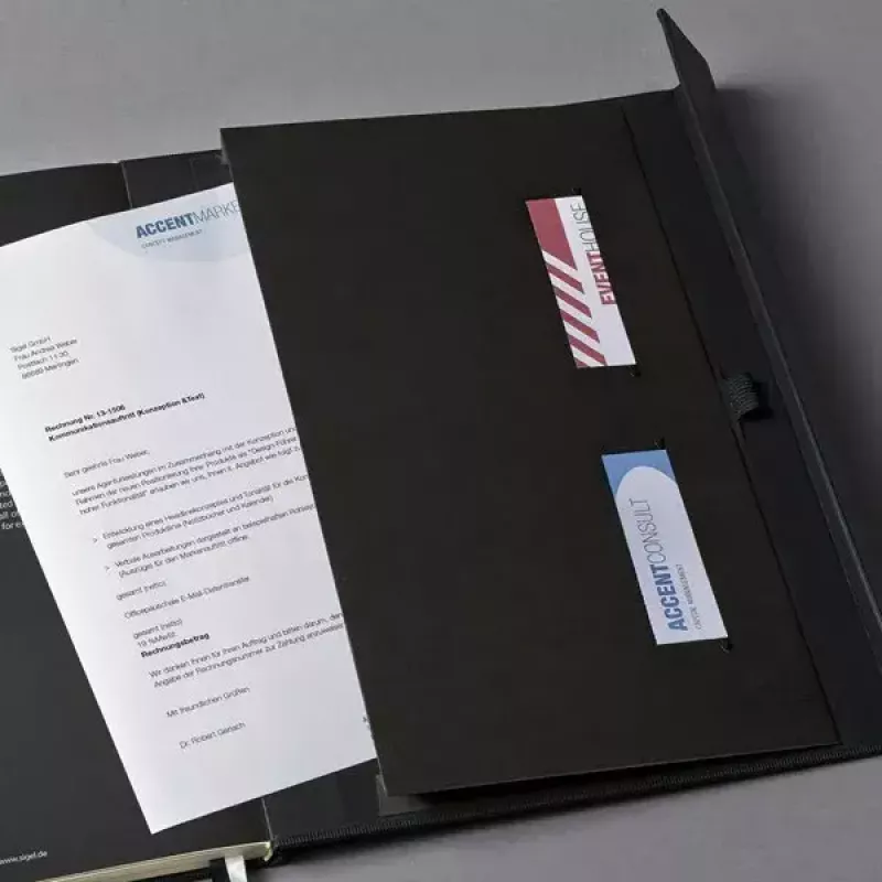 Quaderno Sigel CO151 A4 97 fogli nero