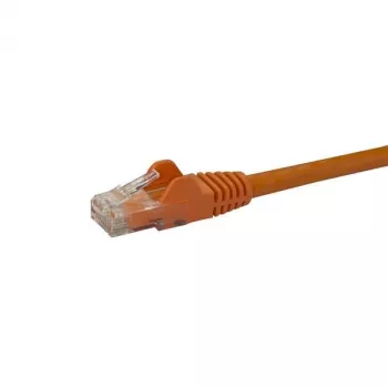 StarTech.com cavo Ethernet CAT6 da 7m – cavo Ethernet Gigabit CAT 6 arancione – 250 MHz 100 W PoE RJ45 UTP cavo di rete/patch, senza linguetta con scarico di trazione, testato singolarmente