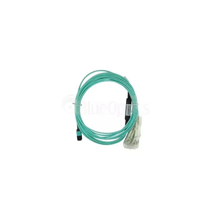 Cavo in fibra ottica BlueOptics CBL-MPO12-4LC-OM3-1M-BO MPO 4x LC/LC 1m