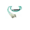 Cavo in fibra ottica BlueOptics CBL-MPO12-4LC-OM3-1M-BO MPO 4x LC/LC 1m