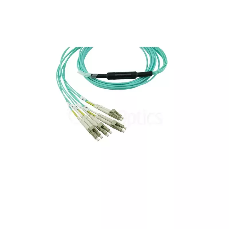 Cavo in fibra ottica BlueOptics CBL-MPO12-4LC-OM3-1M-BO MPO 4x LC/LC 1m