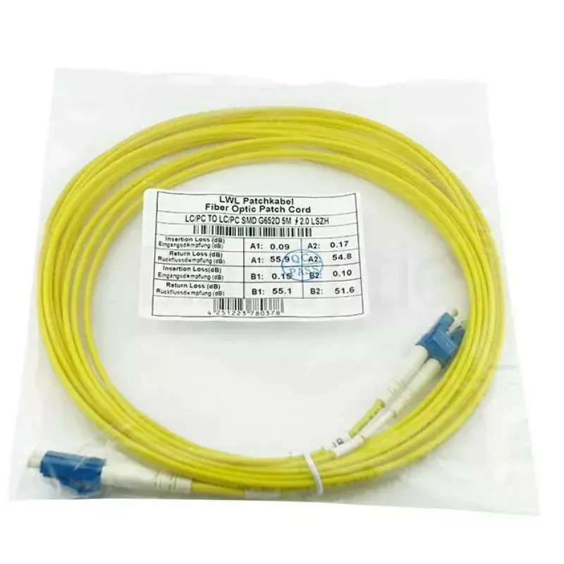 Cavo in fibra ottica BlueOptics SFP3131BU0.5MK 0,5 m LC OS2 9 µm