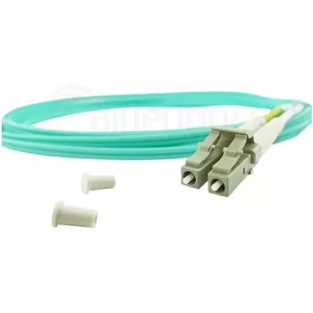 BlueOptics Cavo patch in fibra ottica LC-SC multimode OM3 duplex, LC-UPC/SC-UPC, 1 m, beige (compatibile con Corning 055702K512000001M)