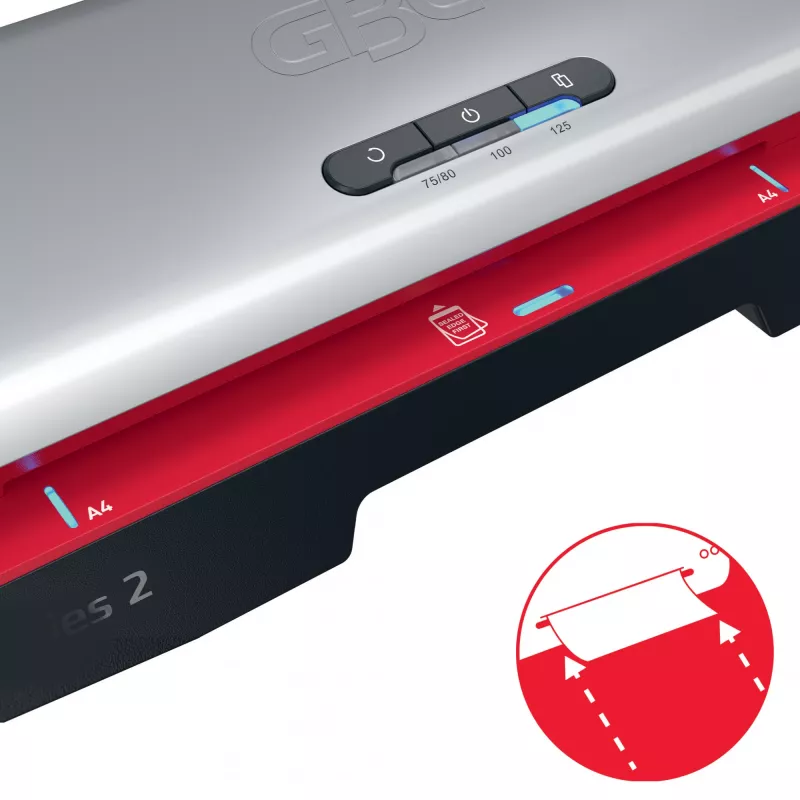 Plastificatrice GBC 250 Office A4, 24 cm, plastificatrice a caldo, 500 mm/min, 0,5 mm, A4, 100 µm