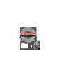 Nastro per etichette Epson LK-4RBJ nero rosso trasferimento termico 1,2 cm