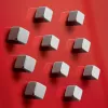 Magnete per bricolage cubo Sigel BA193 neodimio argento 10mm