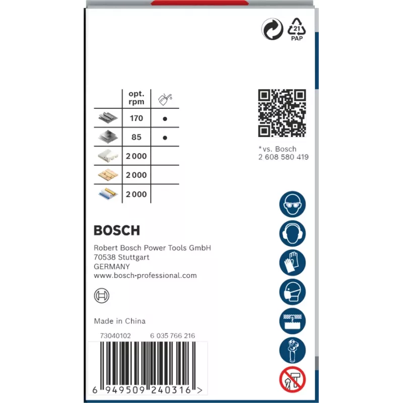 Bosch PRO Multi Material PC Plus 44/51 mm sega a tazza a foro singolo