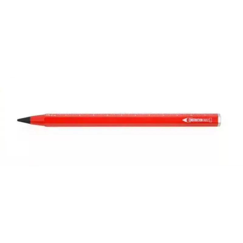 Portamina TROIKA CONSTRUCTION ENDLESS HB rosso alluminio
