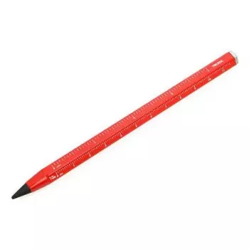 Portamina TROIKA CONSTRUCTION ENDLESS HB rosso alluminio