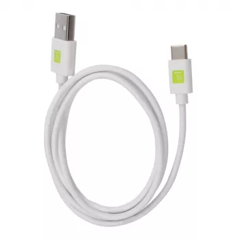Techly ICOC MUSB20-CMAM10TW cavo USB USB 2.0 1 m USB A USB C bianco