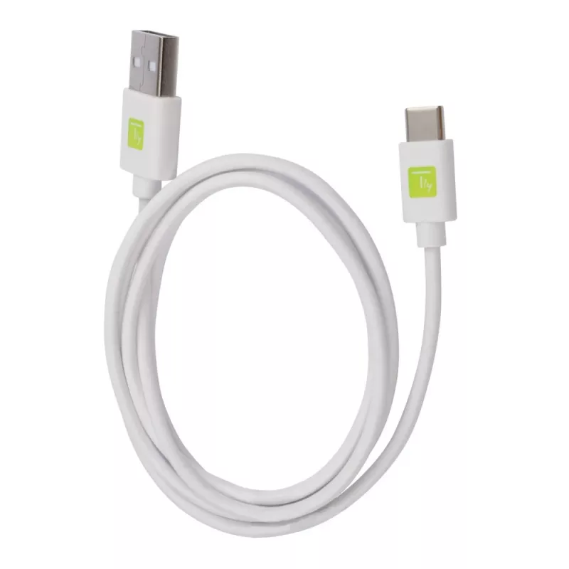 Techly ICOC MUSB20-CMAM10TW cavo USB USB 2.0 1 m USB A USB C bianco