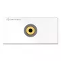 Placca con presa da 3,5 mm Kindermann 7456 000 511 bianco