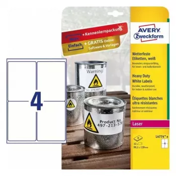 Etichette per stampa adesive Avery L4774-8