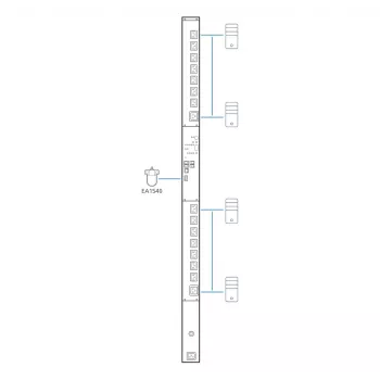 Sensore di perdita capacitivo ATEN EA1540 DC AC 10-30V 0,15A