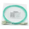 BlueOptics Cavo patch in fibra ottica LC-SC multimodale OM3 duplex, LC-UPC/SC-UPC, 2 m, beige (compatibile con Corning 055702K512000002M)