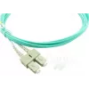 BlueOptics Cavo patch in fibra ottica LC-SC multimodale OM3 duplex, LC-UPC/SC-UPC, 2 m, beige (compatibile con Corning 055702K512000002M)