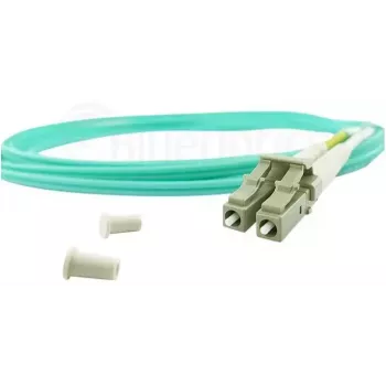 BlueOptics Cavo patch in fibra ottica LC-SC multimodale OM3 duplex, LC-UPC/SC-UPC, 2 m, beige (compatibile con Corning 055702K512000002M)