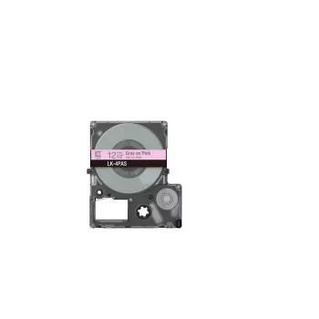 Nastro per etichette Epson LK-4PAS grigio rosa trasferimento termico 1,2 cm