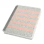 Quaderno Sigel JN600 A5 120 fogli nero rosa bianco