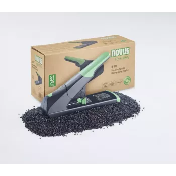 Cucitrice Novus B 50 re+new capacità di cucitura 140 fogli nero verde
