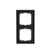 Cornice Busch-Jaeger 1722-885K, senza viti, termoplastica, nero, 80×151 mm, spessore 11 mm