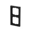 Cornice Busch-Jaeger 1722-885K, senza viti, termoplastica, nero, 80×151 mm, spessore 11 mm