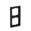 Cornice Busch-Jaeger 1722-885K, senza viti, termoplastica, nero, 80×151 mm, spessore 11 mm