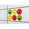 Magnete da lavagna Legamaster simbolo magnetico emoticon assortiti 50 mm 6 pz.