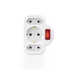 Hama 00223217 Adattatore per spina di alimentazione bianco