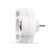 Hama 00223217 Adattatore per spina di alimentazione bianco