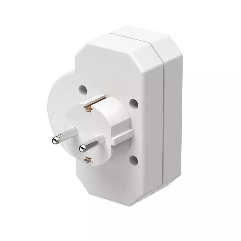 Hama 00223217 Adattatore per spina di alimentazione bianco
