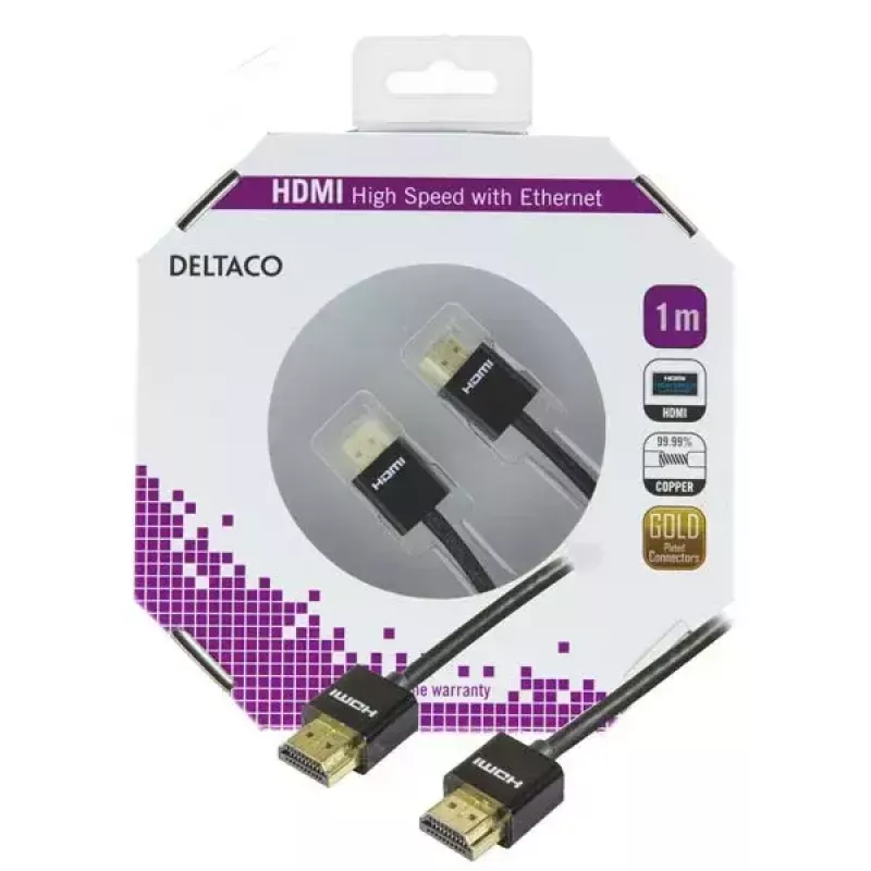 Cavo HDMI Deltaco HDMI-1091 1 m